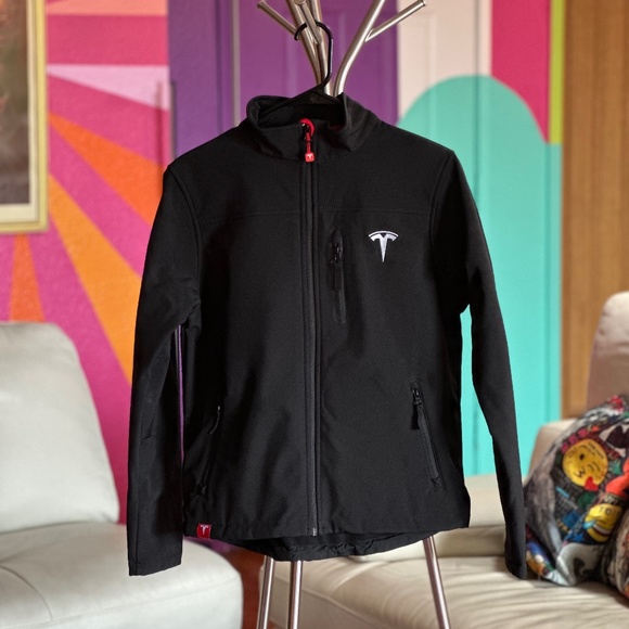 Tesla Women's Soft Shell Zip Up Jacket Size S Fleece Lined - Picture 1 of 11